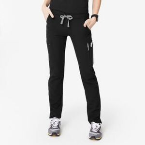 Figs Black S/T Yola Scrub Pants